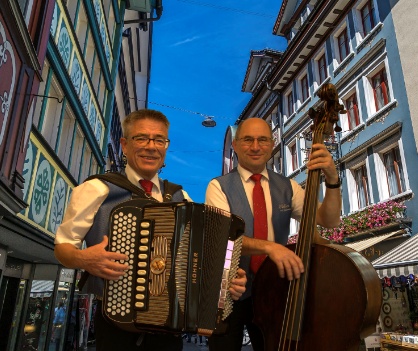 appenzell dorf mit sepp und georg