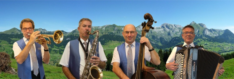 die Oldies aus Appenzell als Quartett-Formation